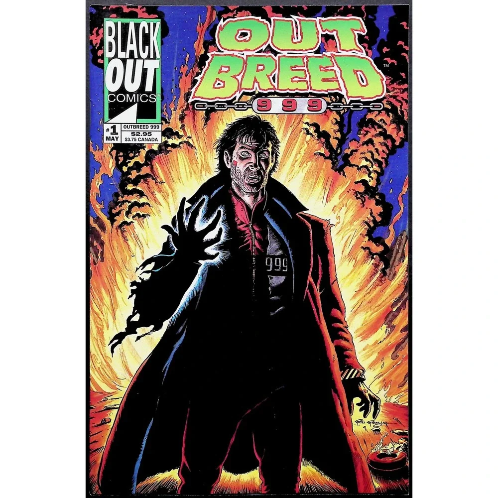 Black‎ Out Comics Comic Book Outbreed 999 #1-2 Lot 1995 Independent Sci-Fi